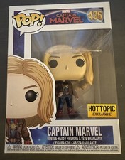 Funko Pop! Vinile: Marvel - Captain Marvel (giacca marrone) - tema caldo (esclusivo)