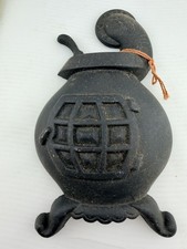 254 Sexton 1967 #1505 Kitchen Wall Decor Vintage Cast Iron Stove Made in USA