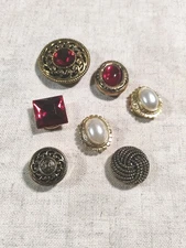 vintage nony new york button covers, 7