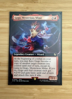 MTG: Gogo, Mysterious Mime Commander: Final Fantasy Extended Art Reg NM