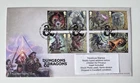 GB 2024 FDC Dungeons & Dragons Stamp Set First Day Cover With Tallents Pmk