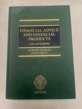 Financial advice and financial products 2001