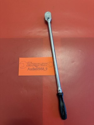Snap On extra lange 3/8 harte Griff Ratsche FHLLD80 Dual 80 Technologie (schwarz).