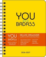 You Are A Badass Deluxe Organizer 17-Month 2026 (Us Import) (Presale 11.08.2026)