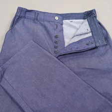 Le Laboureur Denim Pants Mens L Workwear Button Fly Utility Chore Trousers