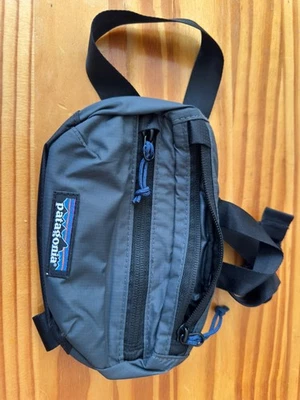 Patagonia 1 Litre Capacity Hip Bag - Grey / Black - Mini Fanny Pack Bum Bag - Image 1 of 4
