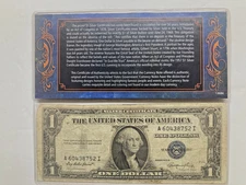 -1935E Depression Era Currency - Silver Certificate w/ COA Display Sleeve