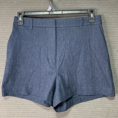 Express Editor Super High Rise Blue Women's Shorts Size 10 Tailored