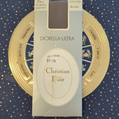 Vintage Christian Diorella Ultra Tights Strumpfhose 15 Den Diorissimo 1980