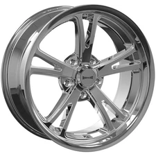 4-New 20" Ridler 606 Wheels 20x8.5/20x10 5x4.75/5x120.65 0/0 Chrome Staggered Ri