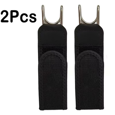 #ad #ad 2PCS Tactical Metal Hook Elastic Belt Buckle Less Invisible Waist Belt Closure** $7.99
