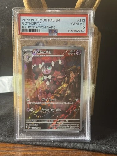 Gothorita #213/193 Illustration Rare Paldea Evolved PSA 10 Pokemon 2023 LOW POP