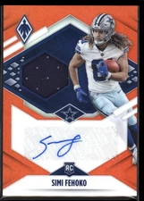 2021 Simi Fehoko Phoenix Photo Shoot Orange Relic Auto RC /149 #RJA-SFE H2833