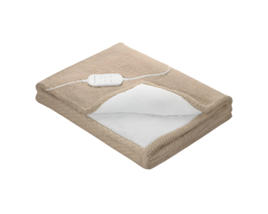 Medisana HB 419 Heizdecke Creme – Kuschelige Wärmedecke mit 9 Temperaturstufen,