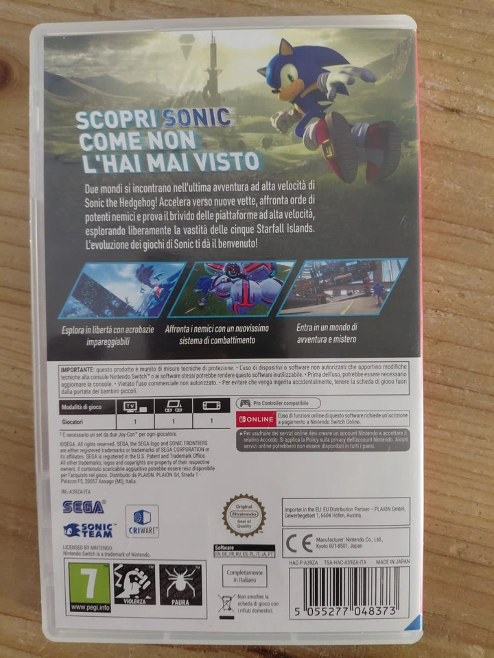 Sonic Frontiers - Nintendo Switch - PAL ITA, foto 4 di 4
