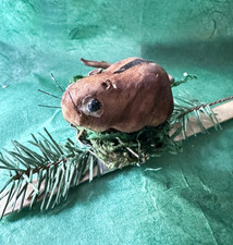 Christbaumschmuck Masse  Ornament Haselmaus Maus Zwicker Braun