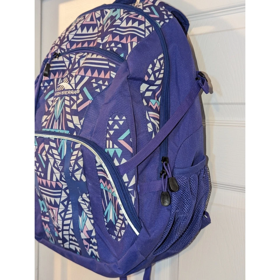 High Sierra Loop Backpack Travel Hiking Camping Work Bookbag with tablet sleeve - Image 2 of 4