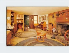 Postcard Kitchen at John Greenleaf Whittier Birthplace Haverhill Massachusetts