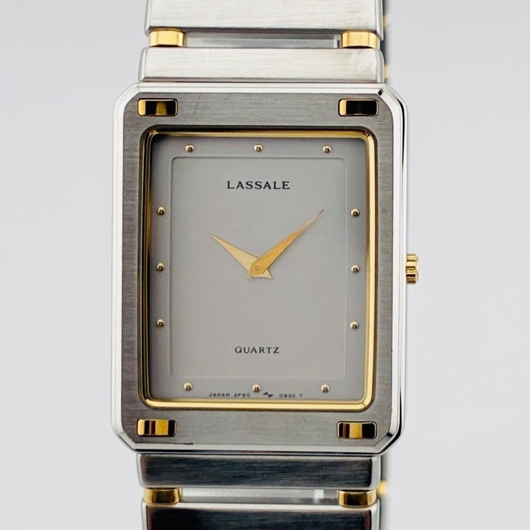 SEIKO LASSALE Rectangular Quartz Watch 2F50-5839 … - image 9