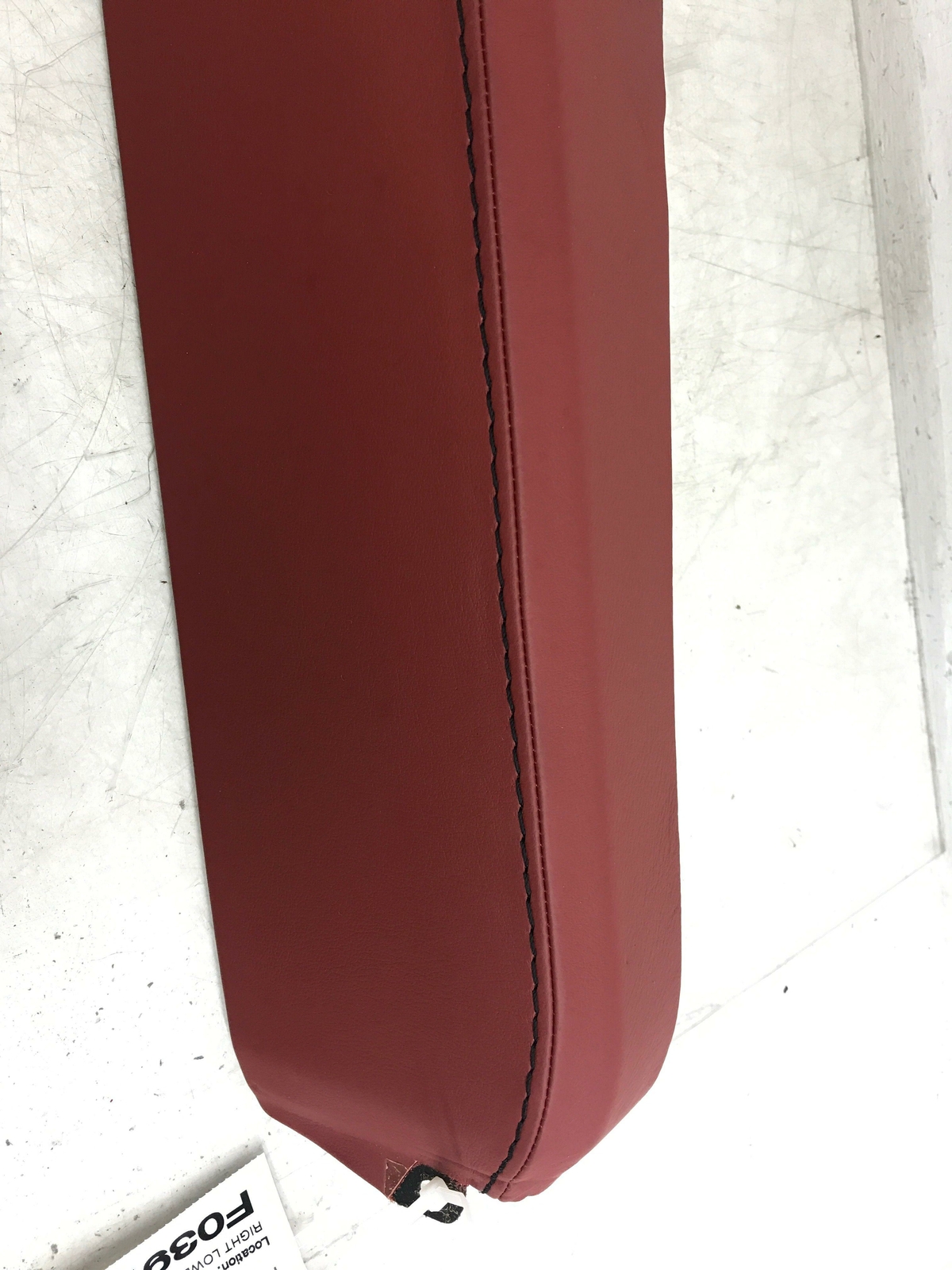 ASTON MARTIN RAPIDE RIGHT LOWER TRIM KICK PANEL COVER RED LEATHER AD43-C2348-BBW