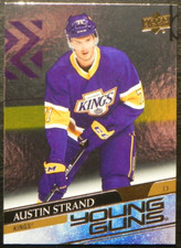 2020-21 20/21 Upper Deck SILVER FOIL Young Guns #722 Austin Strand LA Kings
