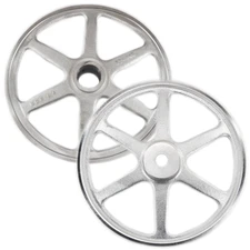 Saw Wheel Set, Upper & Lower Wheels, Fitting Biro Saws 1433, 1433FH. Replaces 14