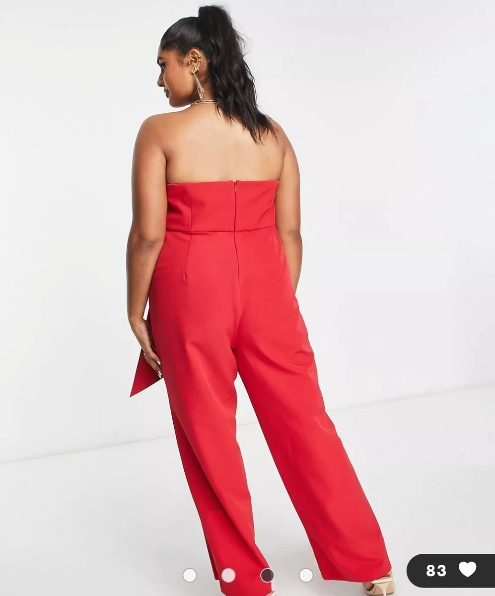 Red jumpsuit forever new sales