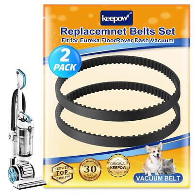 KEEPOW S3029 S3018 S3014 Vacuum Belts Replacement for Eureka FloorRover Dash NEU