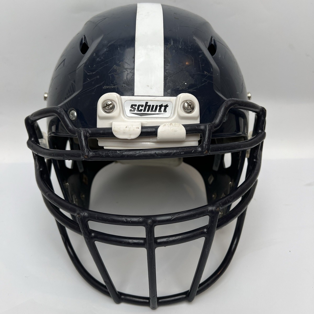 Schutt Vengeance Hybrid Large Youth Football Helmet With Facemask Navy  Blue