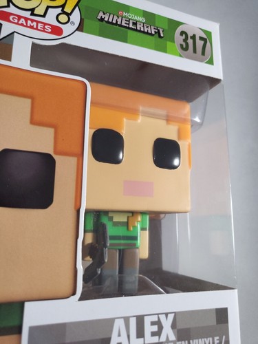 Funko Pop! Games Minecraft Alex #317 Vinyl Figure See Photos - Picture 7 of 23
