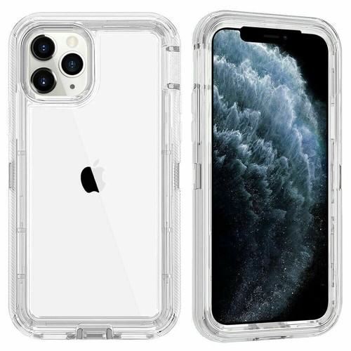 Für iPhone 14 Plus 13 12 11 Pro Max XR SE 7 8 6 stoßfeste klare Hülle Rückseite Abdeckung - Bild 10 von 16