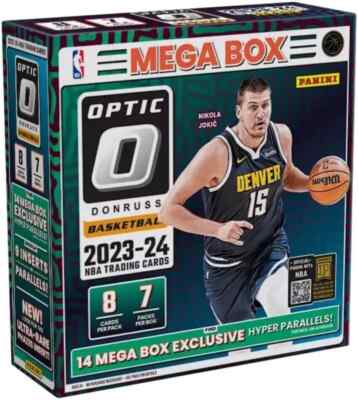 2023-24 Panini Donruss Optic Basketball Trading Card Mega Box Factory Sealed