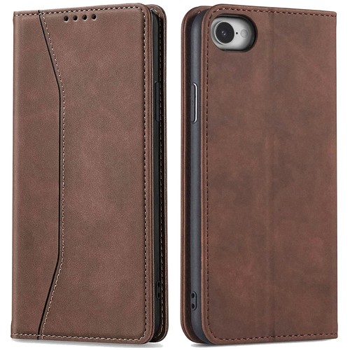 Funda protectora de pantalla con soporte de cuero para iPhone 16 Pro Max/Plus/16e - Imagen 12 de 42