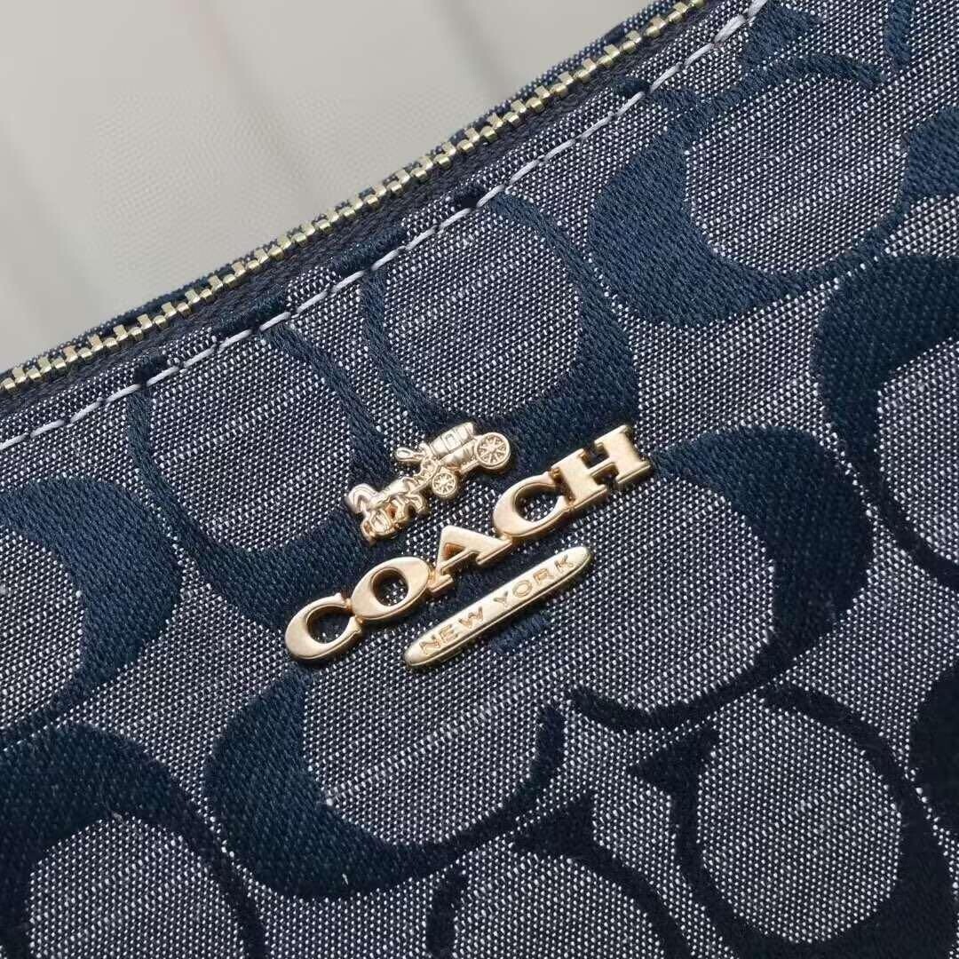 美品◎COACH ベケット オールレザー トートバッグ 本革 ネイビー COACH（コーチ） 国内発送 バッグ メンズ トートバッグ レザー