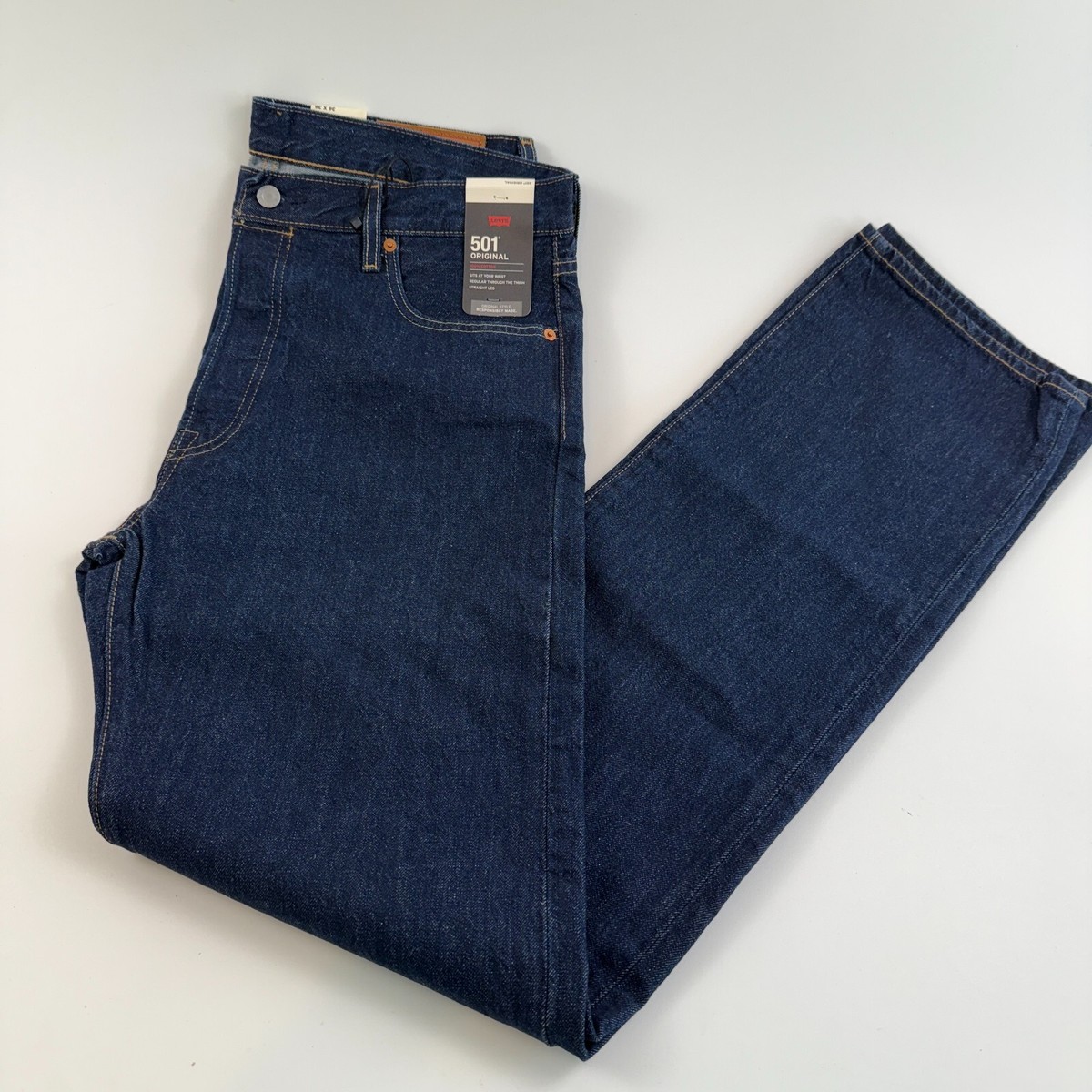 Levi's Premium Men 501 Original Straight Leg Button Fly Jeans
