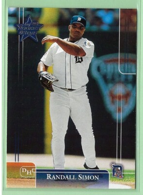 2002 Leaf Rookies & Stars #42 Randall Simon Samples Silver Detroit Tigers