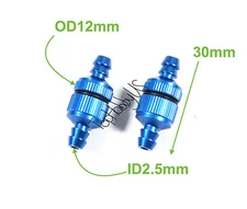 2PCS ø2.5mm Aluminum Nitro Fuel Filter for ø4-ø5.5mm tubing, RC (US SELLER/SHIP)