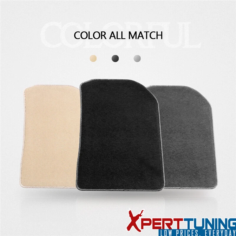 Alfombrillas negras de nailon delanteras y traseras para Honda Civic 06-11 3 piezas Foto 4 de 4