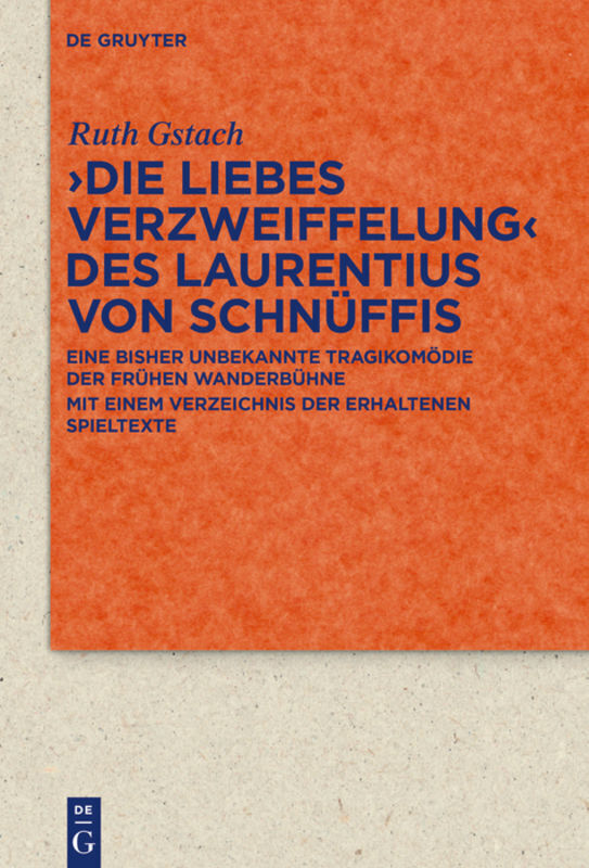 Ruth Gstach | Die Liebes Verzweiffelung | Buch | Deutsch (2017) | Vii