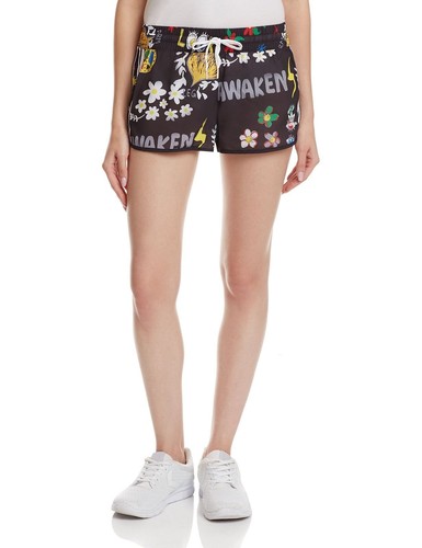 ADIDAS Originals WOMEN'S Pharrell Williams in esecuzione Pantaloncini  Fitness Nero a Fiori | eBay