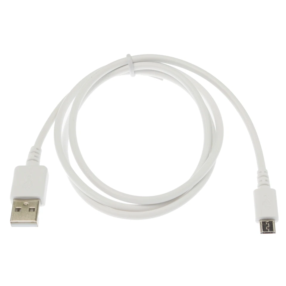 Adaptateur Câble Alimentation Chargeur USB Blanc 90cm pour Casque Bluetooth Motorola H720 - Photo 2/4