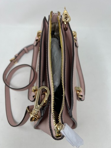 Michael Kors Ellis Small  Zip Convertible Satchel Crossbody Bag $328 Pink - Picture 5 of 9