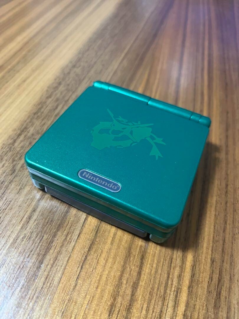 Game Boy Advance SP Rayquaza Edition Console Pokemon Emerald