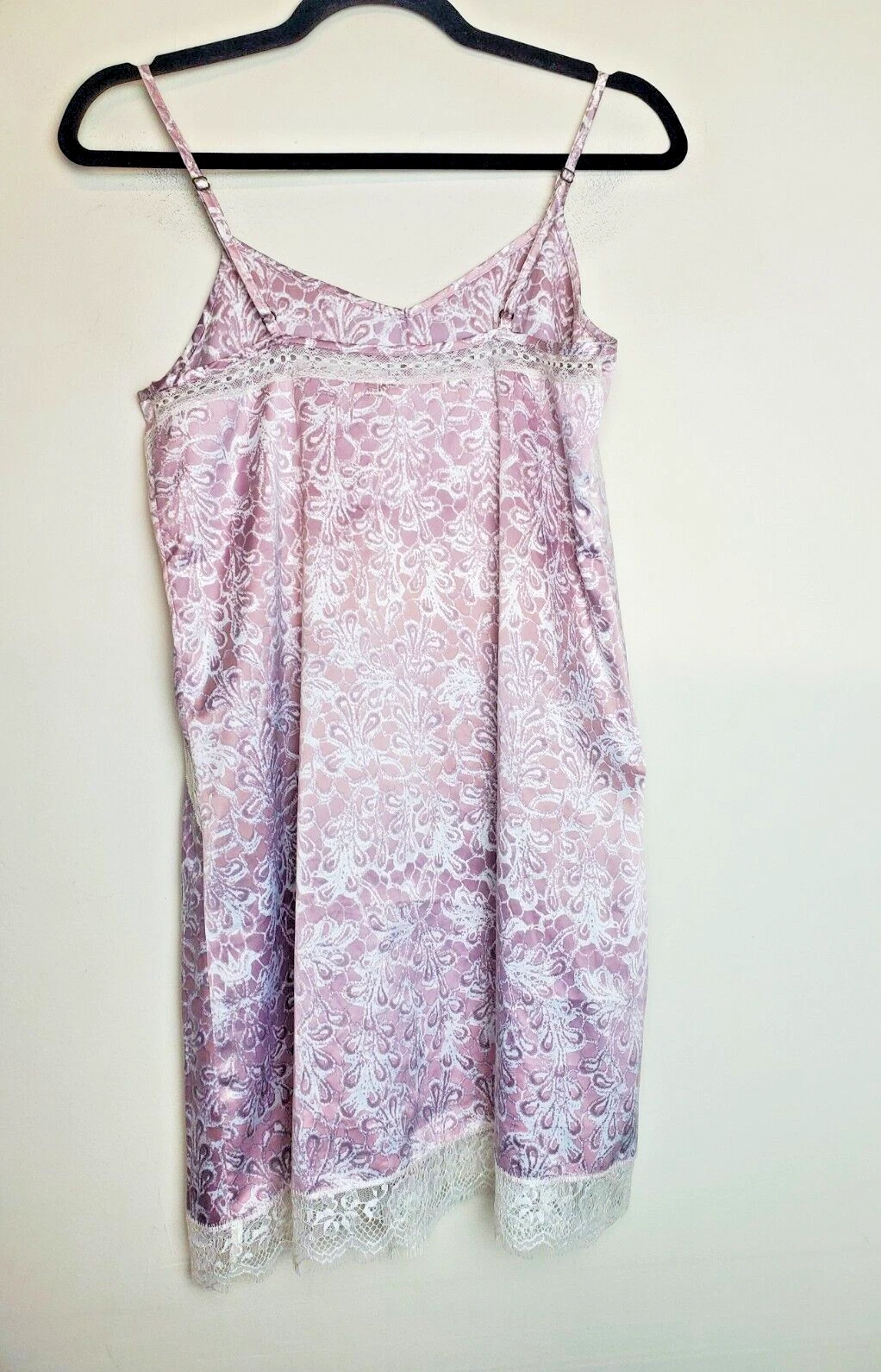 VALENTINO Anthropologie Eloise abito donna piccolo slip raso pizzo lingerie fata romantico
