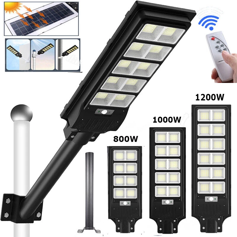 20000 LM Straßenlampe LED Solar Straßenlaterne Solarleuchte mit Bewegungsmelder - Bild 3 von 4