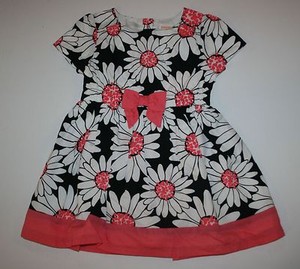 NEW-Gymboree-Girls-Daisy-Print-Dress-NWT-Size-18-24m-3T-4T-5T-Kitty-In-Pink-Line