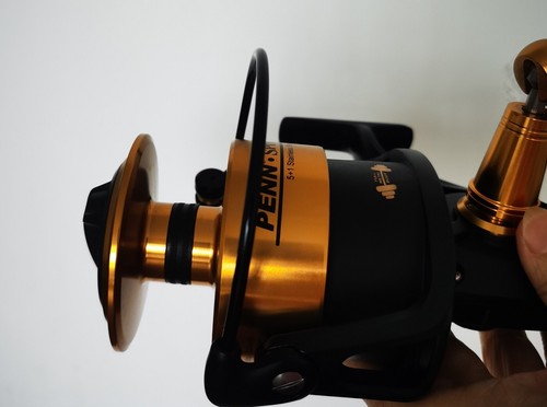 Penn Spinfisher SSV 9500 Spinnrolle Angelrolle | Schwarz & Gold - Bild 7 von 8
