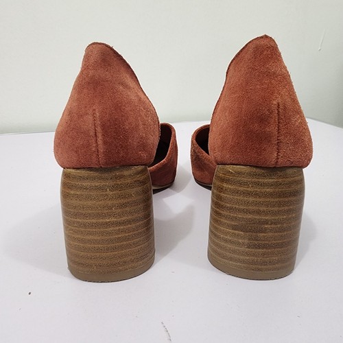 Sbicca Volin Mule Suede Leather Size 6 Rust Vintage Collection German Outsole - Picture 9 of 20