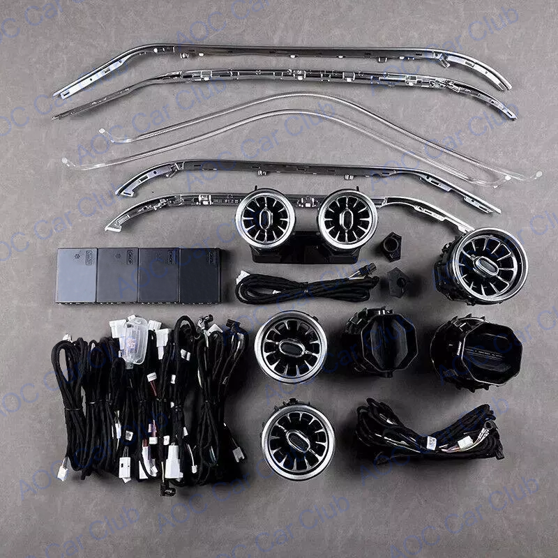 For Mercedes-Benz C Class 2019+ W205 64 Color Air Vent LED Ambient