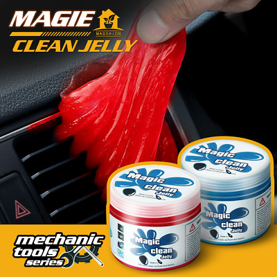 2 Piece Multi Purpose Cleaning Gel Jelly Detailing Tool Dust Car Home Keyboard